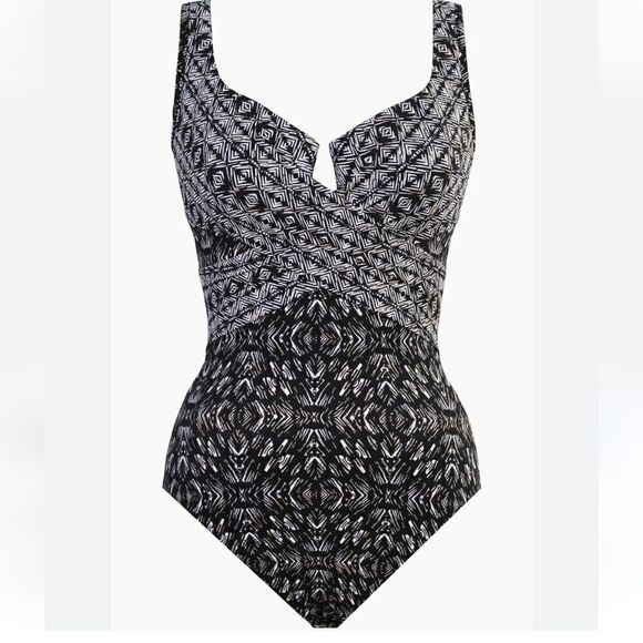NWT Miraclesuit | Incan Criss Cross Escape Swim Size 14 - Picture 1 of 9